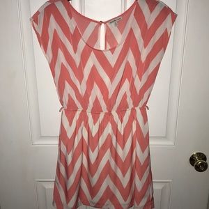 Summer chevron pattern dress